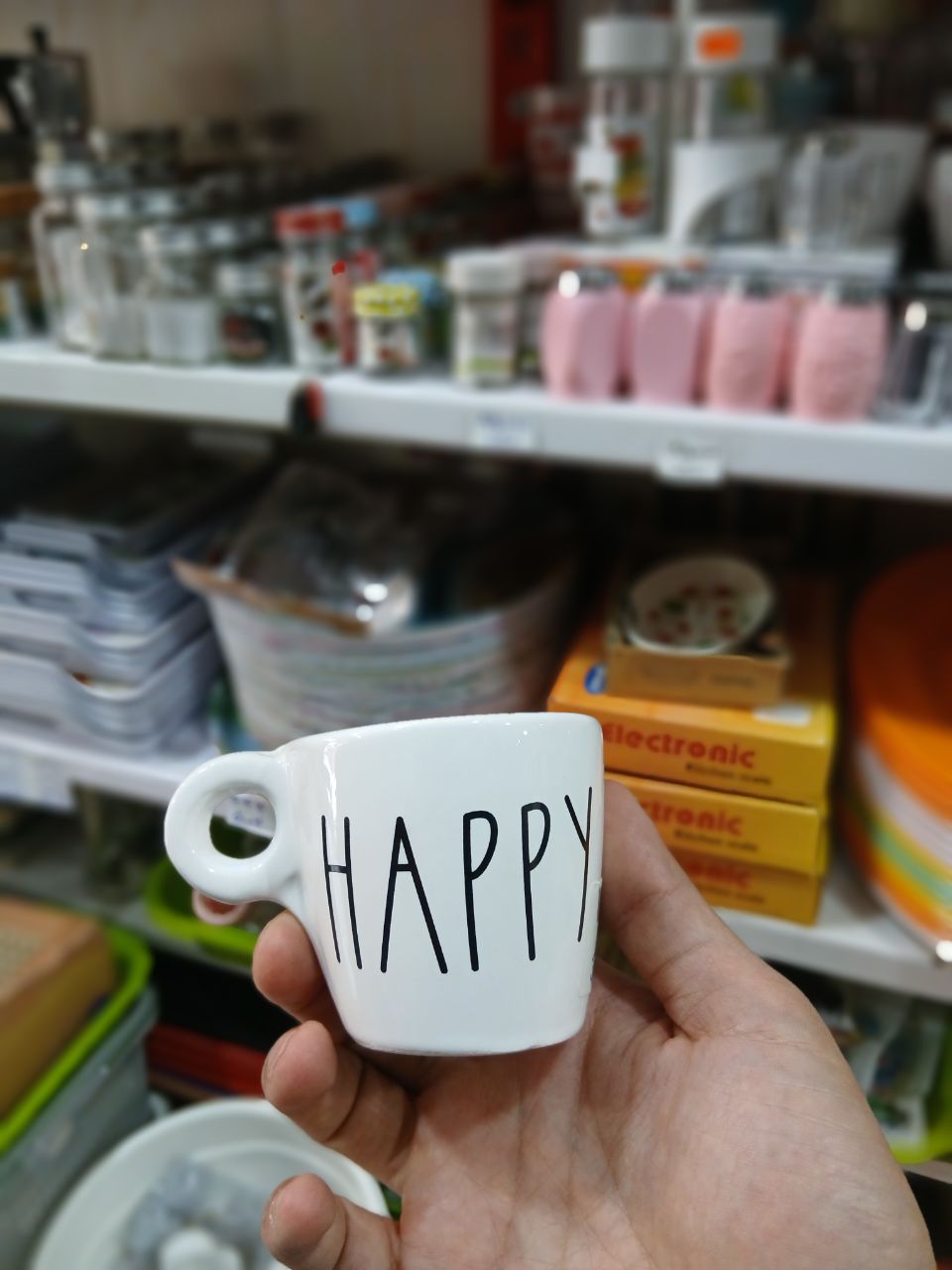 استکان با طرح happy