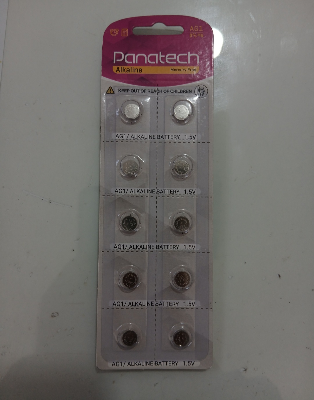 باتری AG1/ALKALINE BATTERY 1.5V