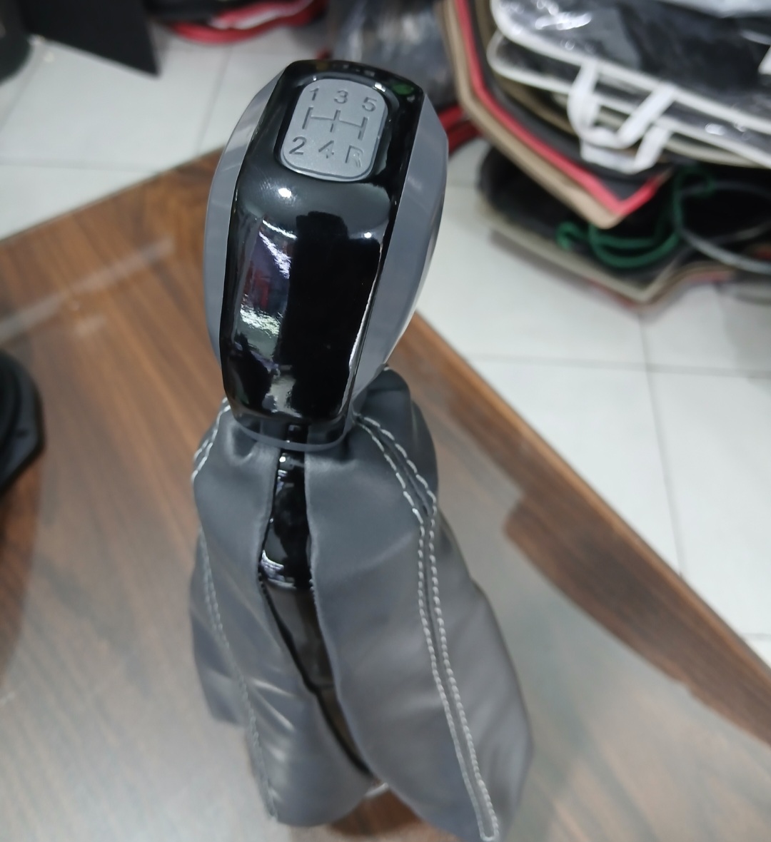 سر دنده اسپرت پراید رنگ خاکستری مشکی براق